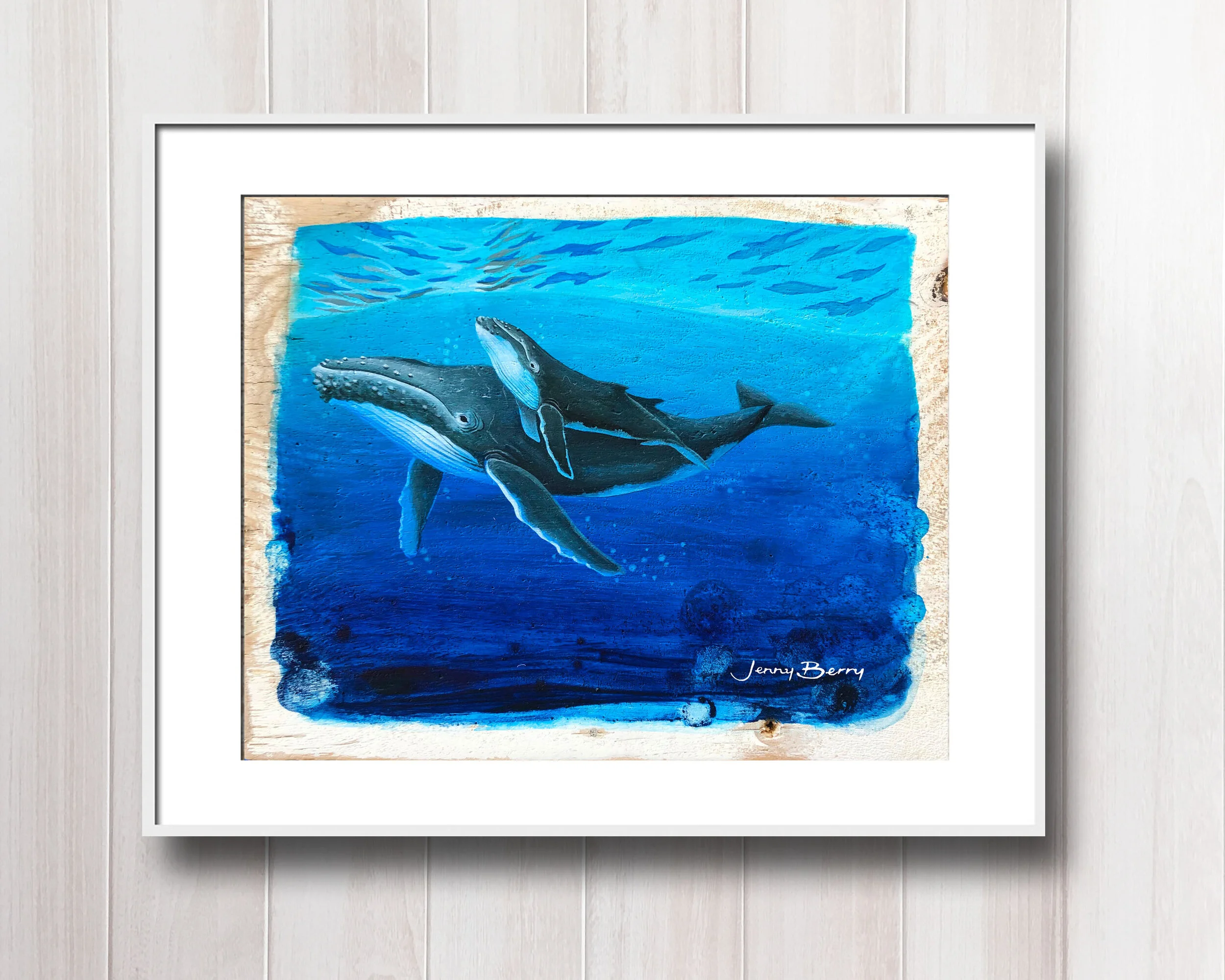 Humpback Whales - Ocean Between Our Love — Jenny Berry Marine Life